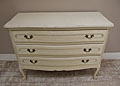 old painted Louis XV style chest of drawers